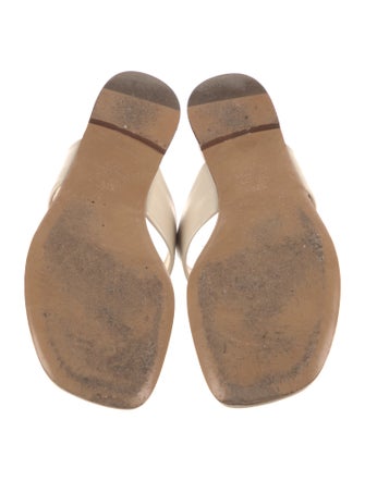 Valentino Rockstud Accents Leather Slides