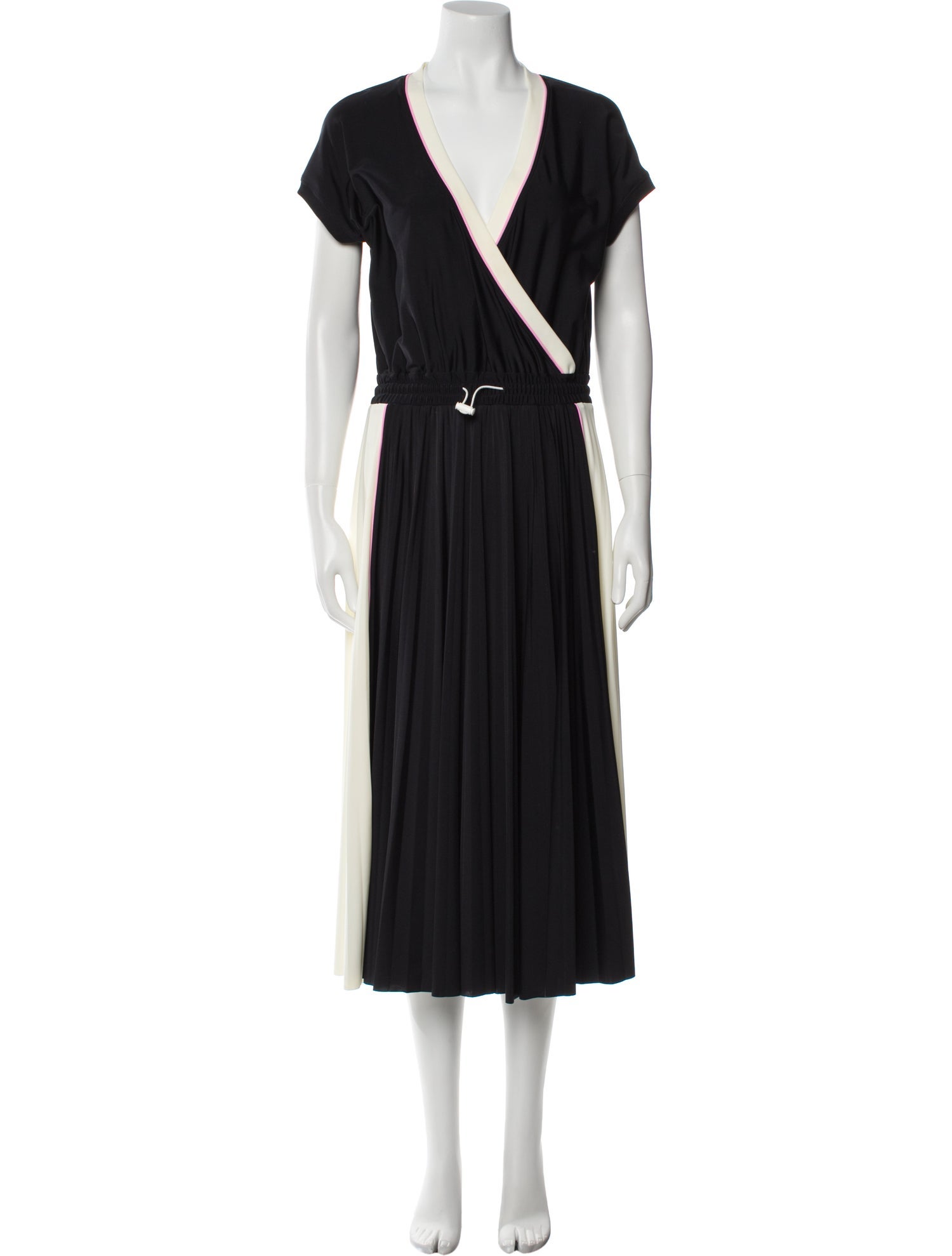 Valentino V-Neck Midi Length Dress