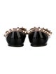 Valentino Rockstud Accents Patent Leather Ballet Flats