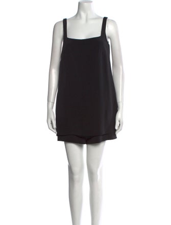 Valentino Wool Square Neckline Romper