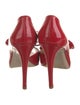 Valentino Patent Leather Bow Accents D'Orsay Pumps