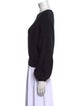 Valentino Virgin Wool Bateau Neckline Sweater