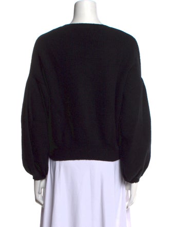 Valentino Virgin Wool Bateau Neckline Sweater