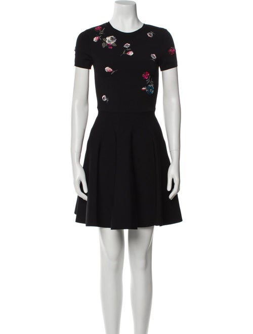 Valentino Crew Neck Mini Dress