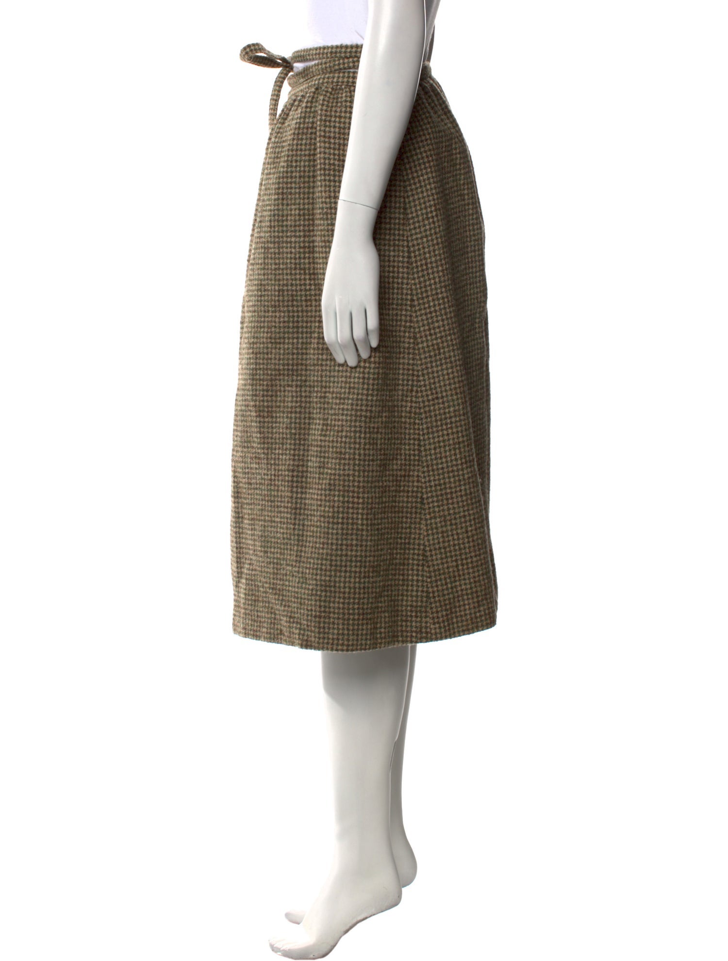 Valentino Tweed Knee-Length Skirt