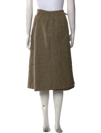 Valentino Tweed Knee-Length Skirt