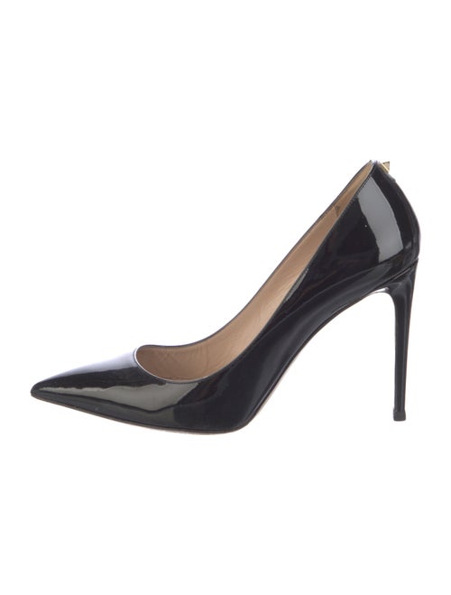Valentino Rockstud Accents Patent Leather Pumps