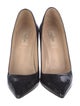 Valentino Rockstud Accents Patent Leather Pumps