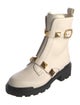 Valentino Rockstud Accents Leather Boots