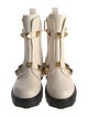 Valentino Rockstud Accents Leather Boots