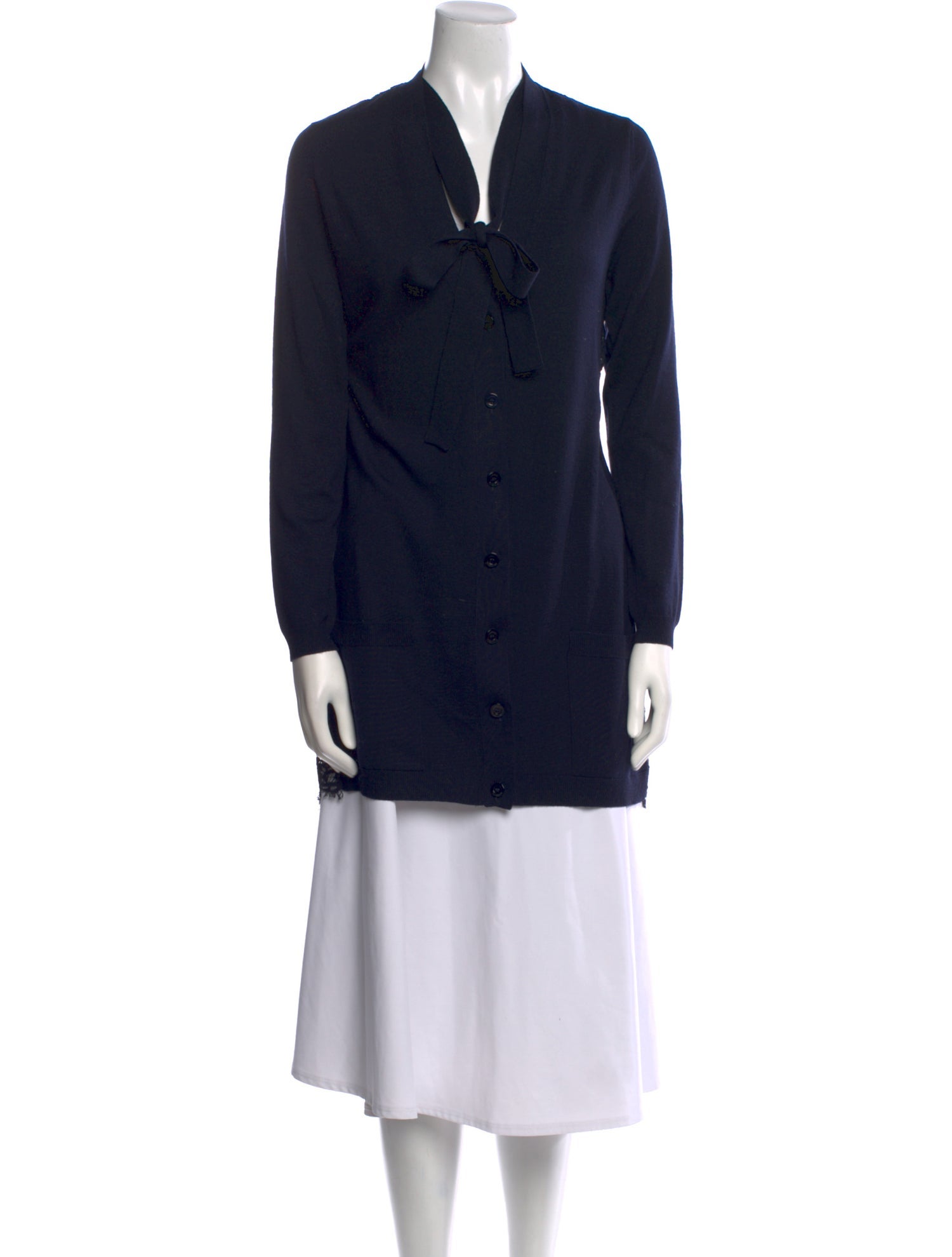 Valentino Virgin Wool V-Neck Sweater