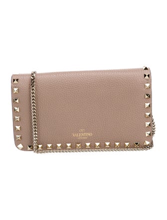 Valentino Rockstud Wallet on a Chain