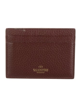 Valentino Leather Card Holder