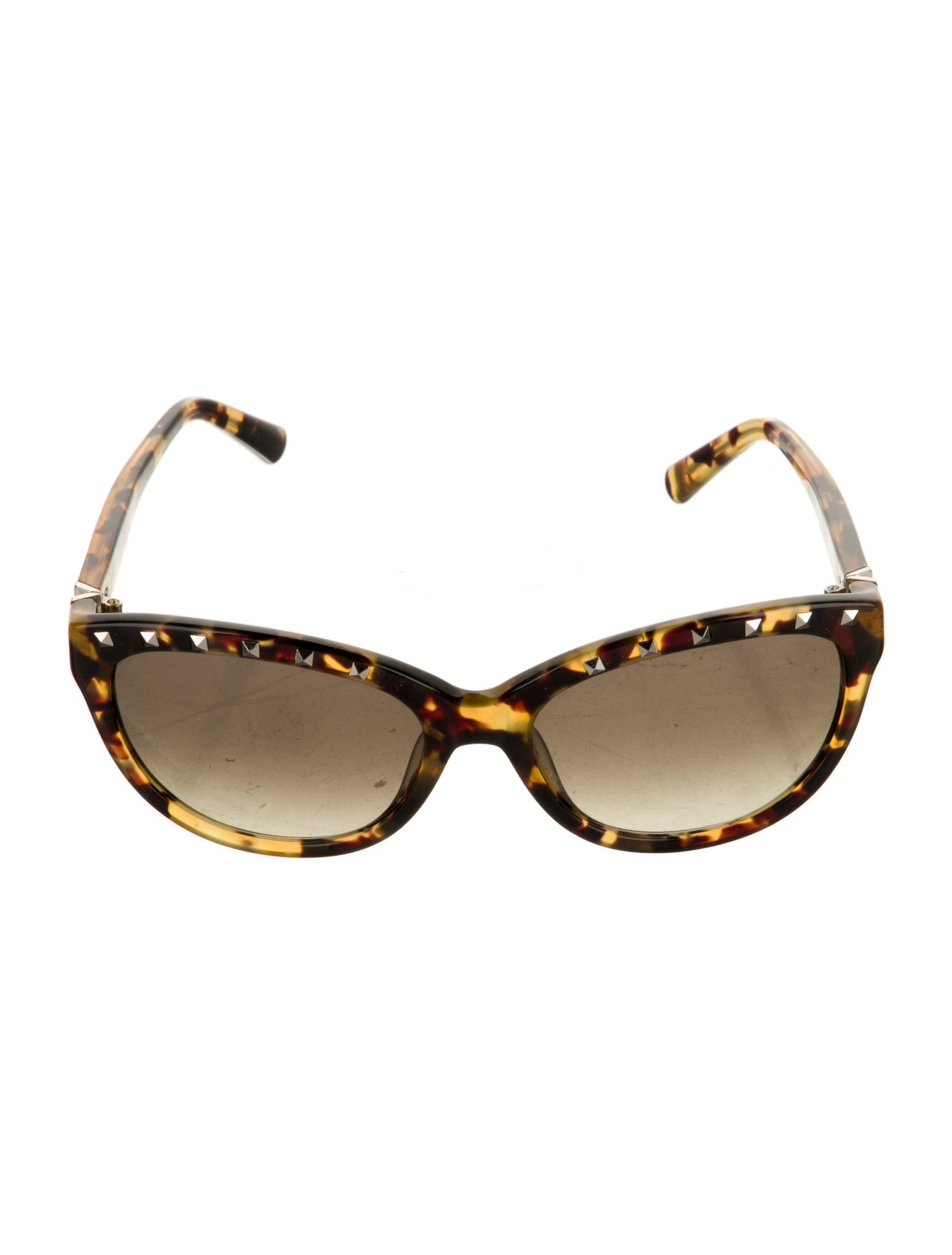 Valentino Rockstud Accents Cat-Eye Sunglasses