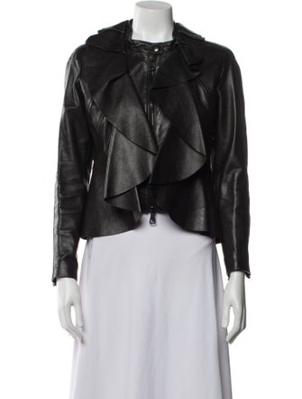 Valentino Leather Biker Jacket