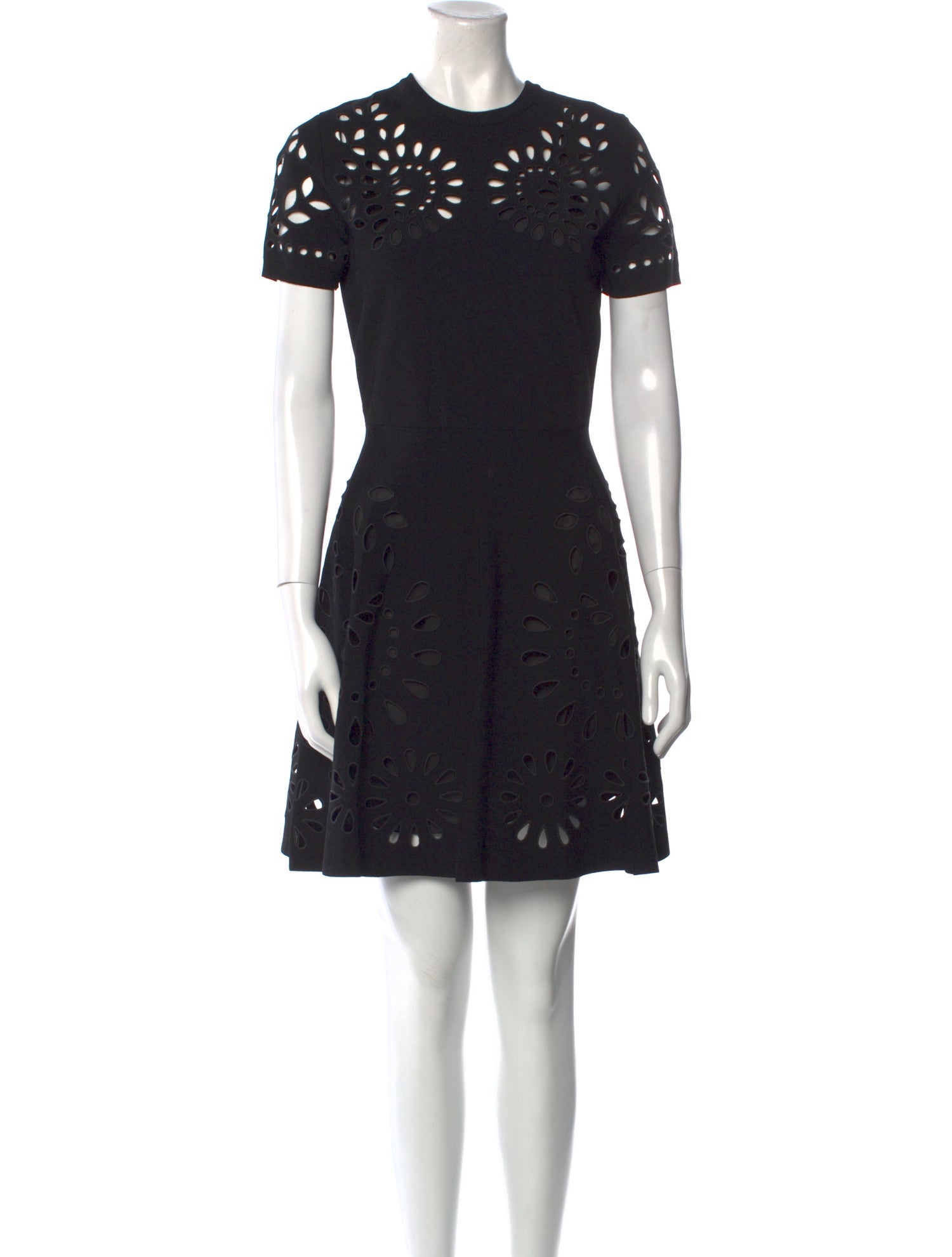 Valentino Lace Pattern Mini Dress