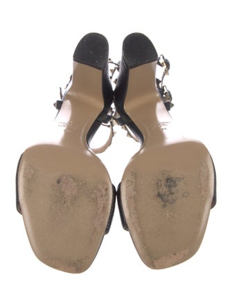 Valentino Rockstud Accents Leather Sandals