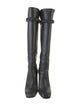 Valentino Leather Braided Accents Boots