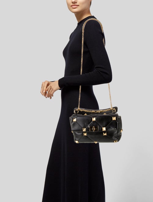 Valentino Roman Stud Top Handle Bag