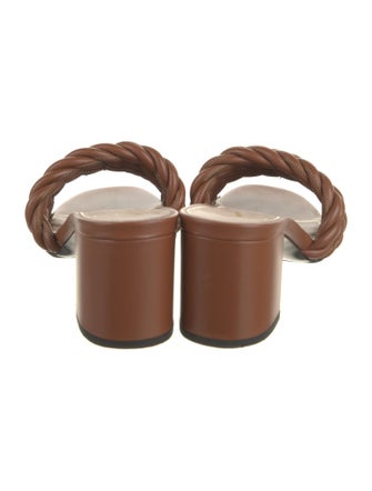 Valentino Leather Slides