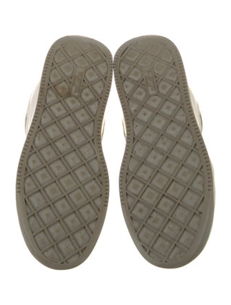 Valentino Rockstud Accents Leather Sneakers