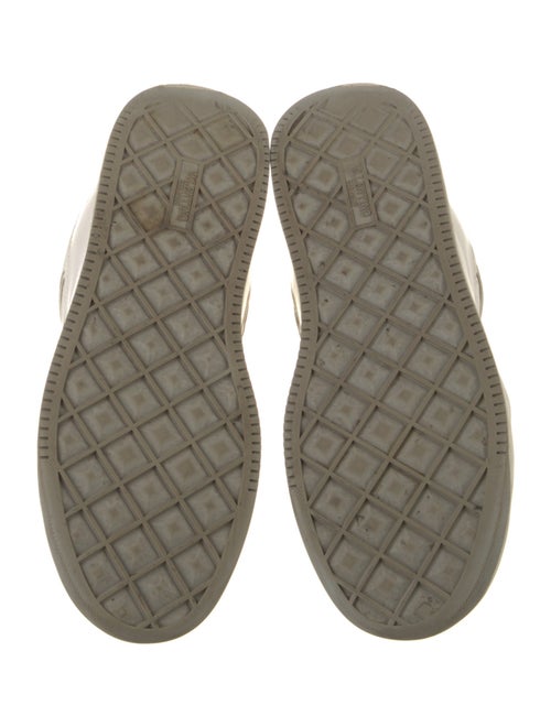 Valentino Rockstud Accents Leather Sneakers