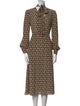 Valentino Silk Midi Length Dress