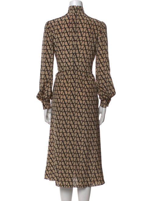 Valentino Silk Midi Length Dress