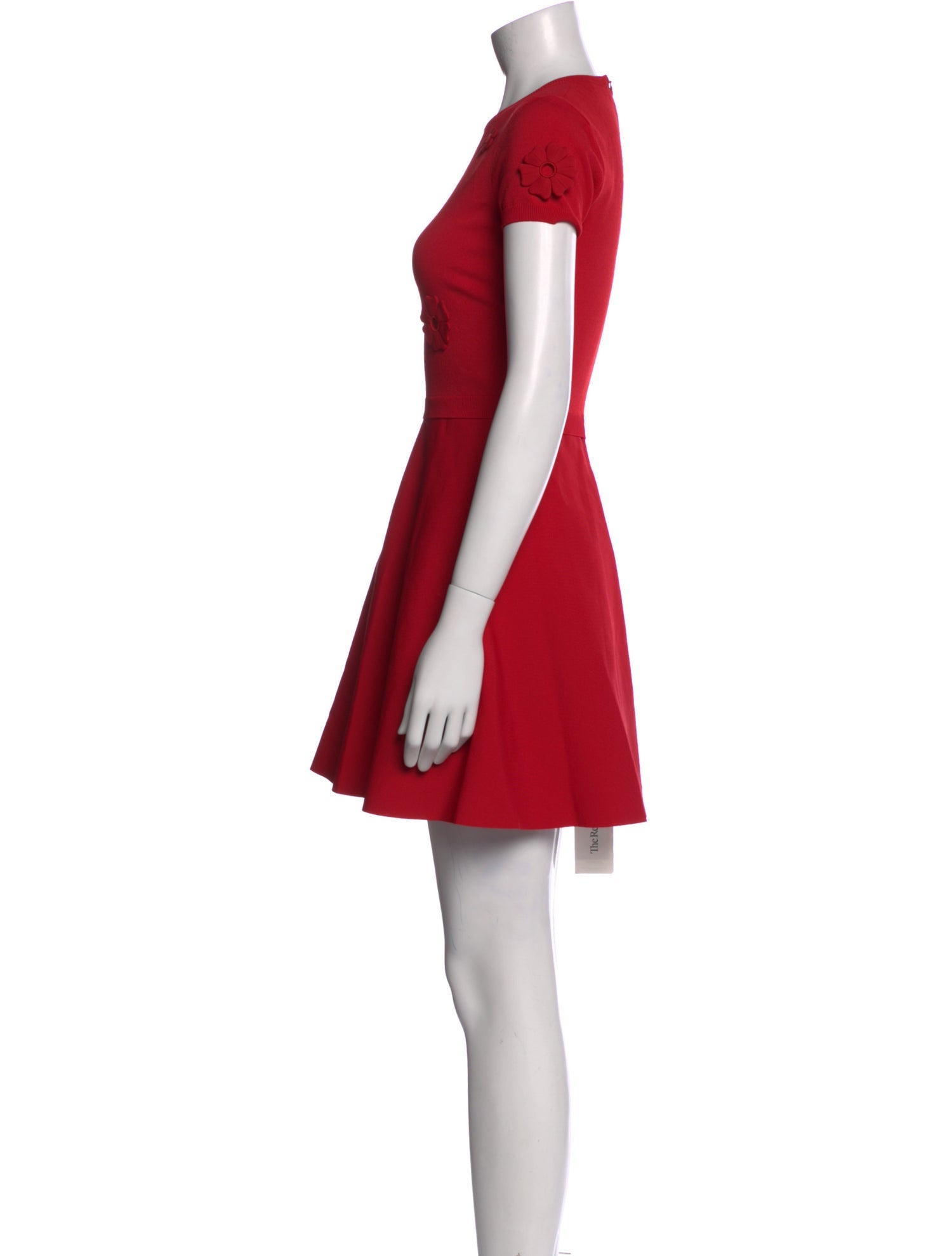 Valentino Crew Neck Mini Dress