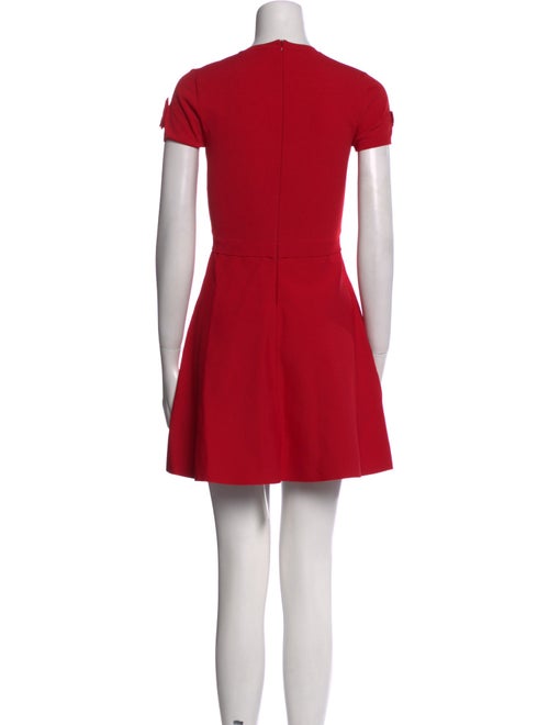Valentino Crew Neck Mini Dress