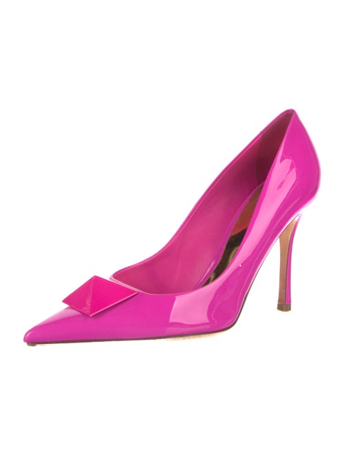 Valentino Rockstud Accents Patent Leather Pumps