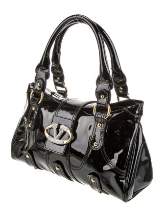 Valentino Patent Leather Top Handle Bag