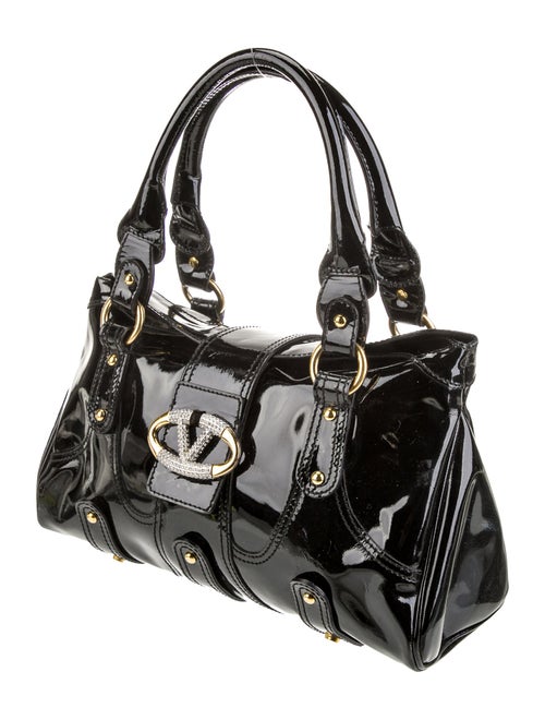 Valentino Patent Leather Top Handle Bag