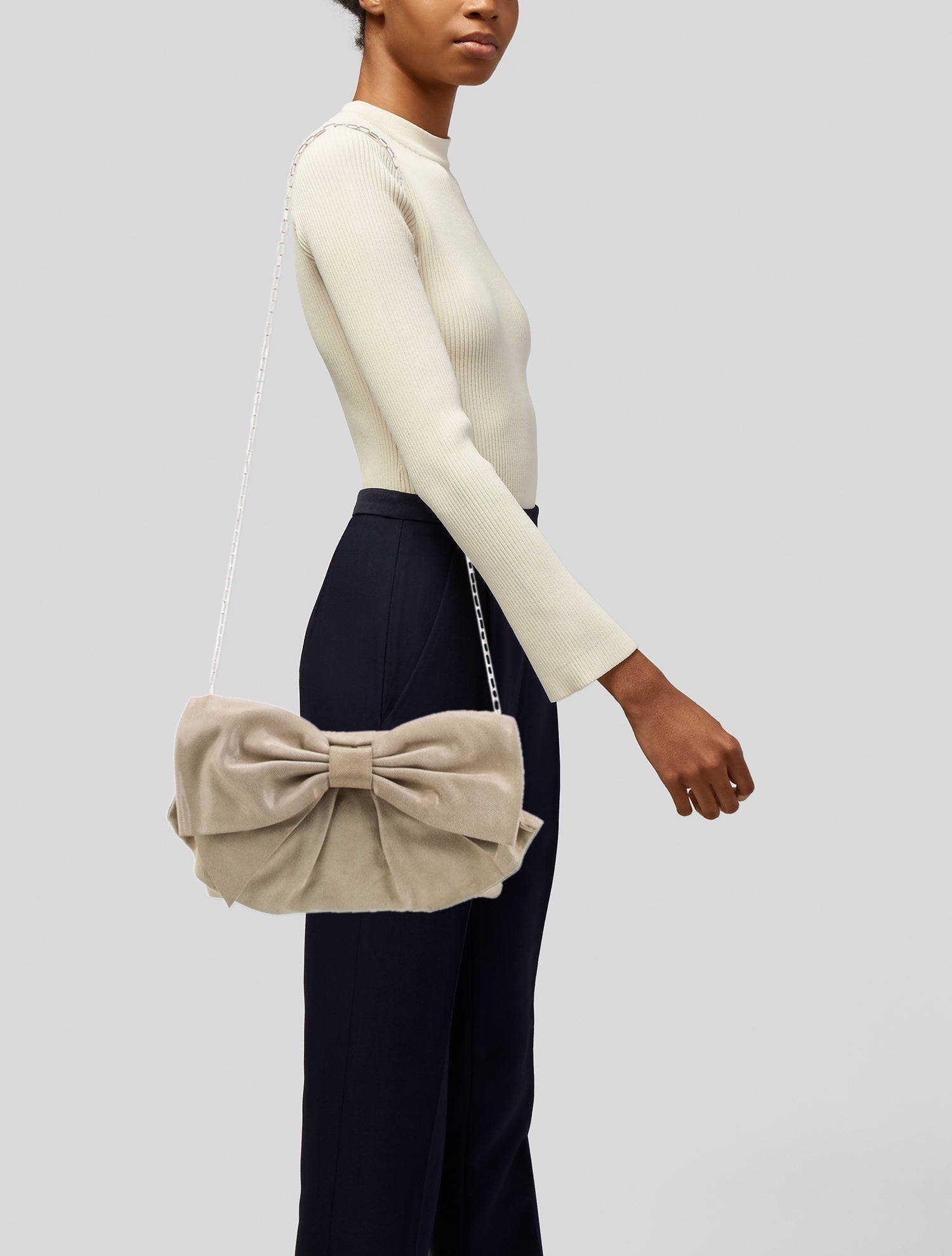 Red Valentino Leather Evening Bag