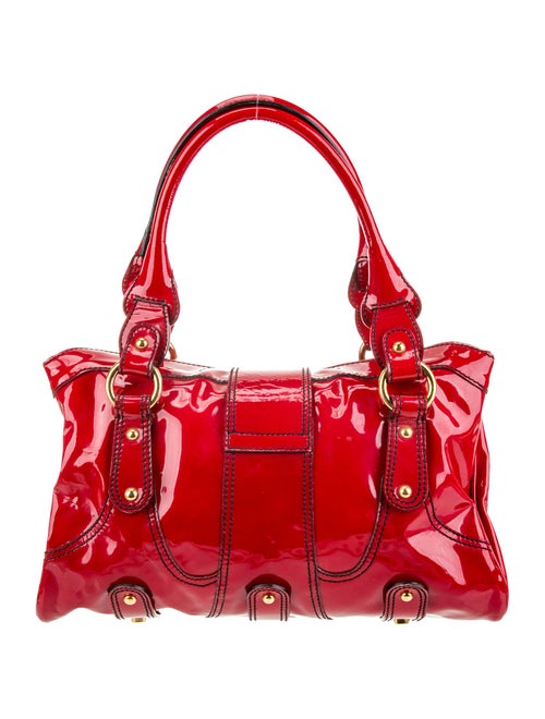 Valentino Patent Leather Top Handle Bag