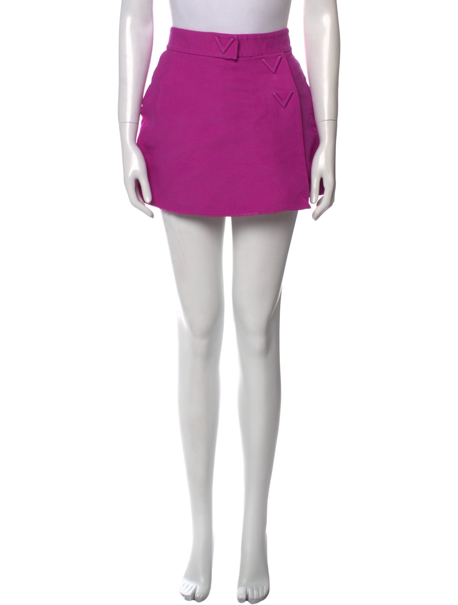 Valentino Virgin Wool Mini Shorts