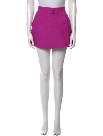 Valentino Virgin Wool Mini Shorts