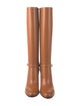 Valentino Rockstud Accents Leather Riding Boots
