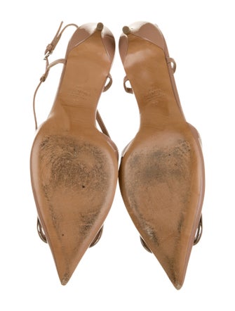 Valentino Patent Leather Slingback Pumps