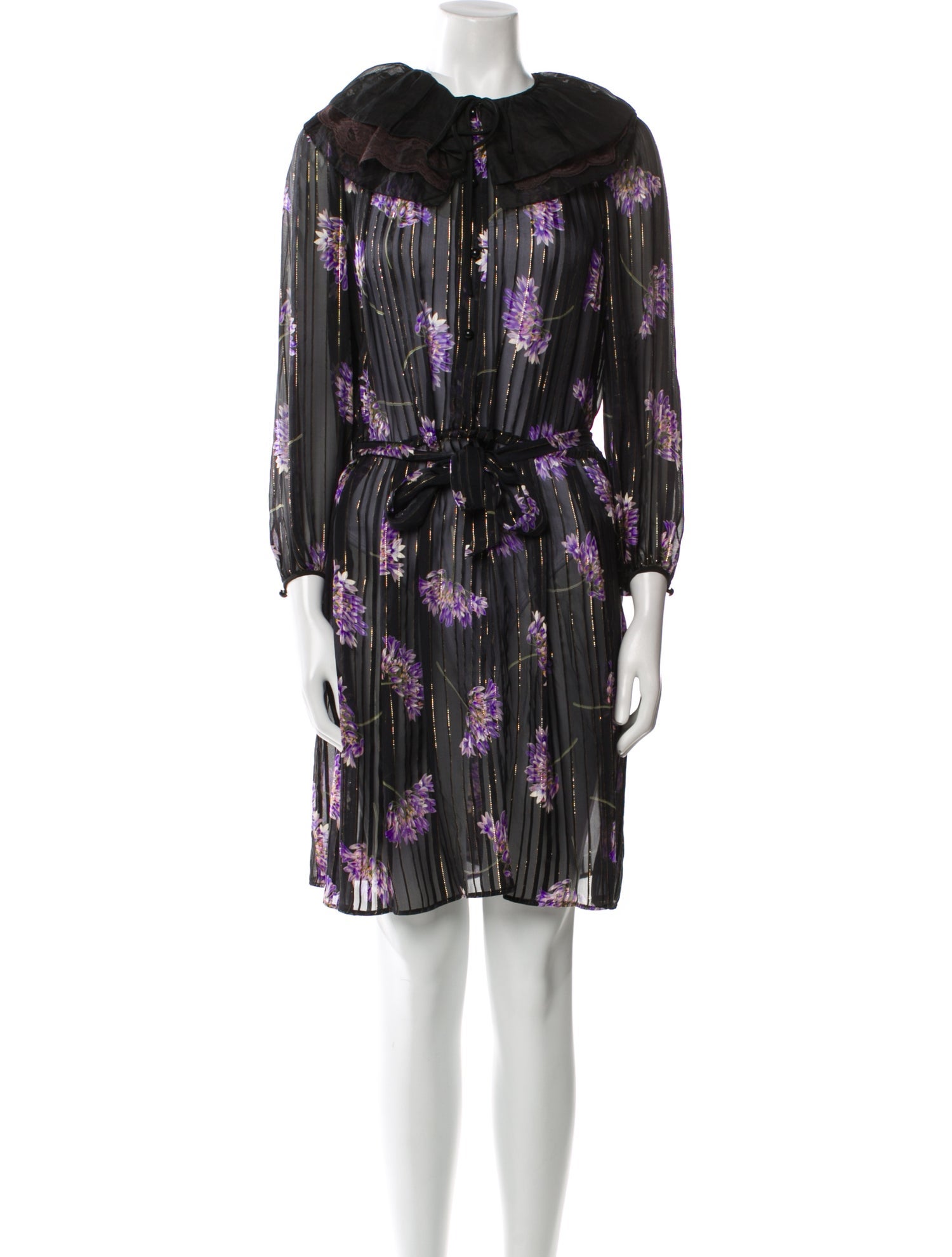 Valentino Silk Knee-Length Dress