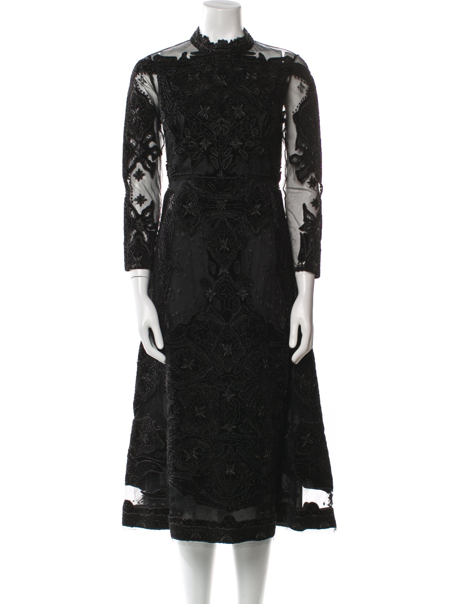 Valentino Lace Midi Length Dress