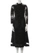 Valentino Lace Midi Length Dress