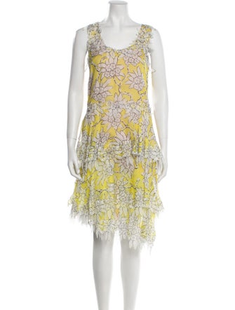 Valentino Silk Midi Length Dress