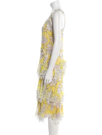 Valentino Silk Midi Length Dress