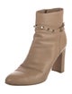 Valentino Rockstud Accents Leather Boots