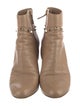 Valentino Rockstud Accents Leather Boots