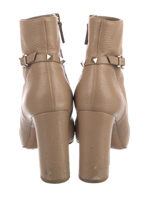 Valentino Rockstud Accents Leather Boots