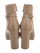 Valentino Rockstud Accents Leather Boots