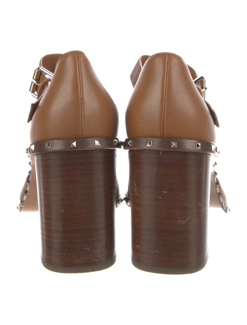 Valentino Rockstud Accents Leather D'Orsay Pumps