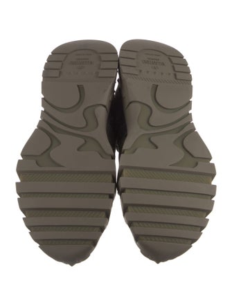 Valentino Rockstud Accents Suede Loafer Sneakers